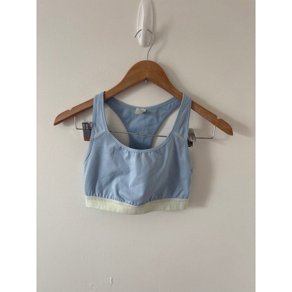 FP Movement by Free People Light Blue Racerback Sports Bra‎ Crop Top Size XS